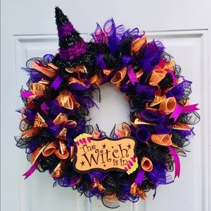 Halloween wreath /🎃handmade 20in
